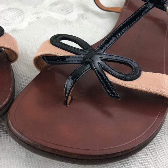 Chie Mihara Anthropology Bow Leather Sandals - Picture 7 of 8